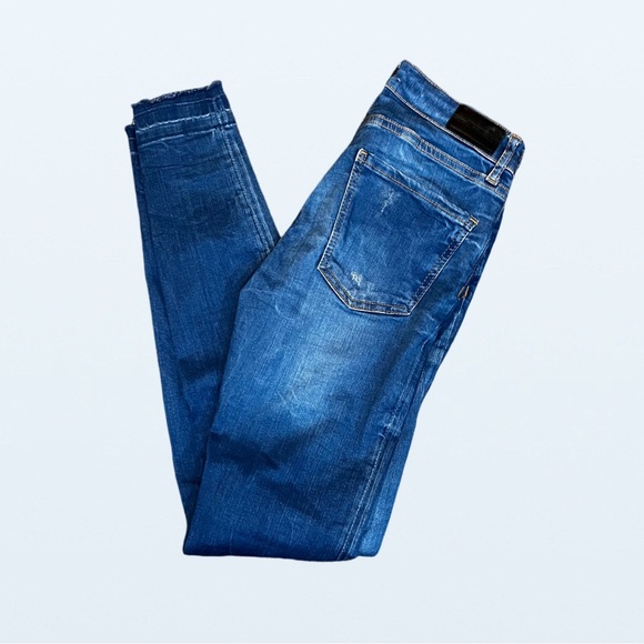 Zara Premium Denim Collection Medium Wash Midrise Jeans, Women’s Size 4 - Picture 5 of 6